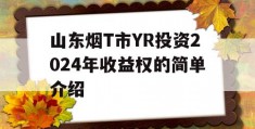 山东烟T市YR投资2024年收益权的简单介绍