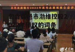 包含昌邑市渤维控股2022年债权的词条