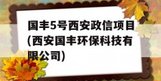 国丰5号西安政信项目(西安国丰环保科技有限公司)