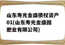 山东寿光金盛债权资产01(山东寿光金盛园肥业有限公司)