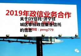 关于DY信托-济宁任城区非标政信集合信托的信息