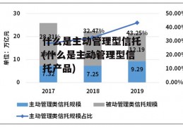 什么是主动管理型信托(什么是主动管理型信托产品)