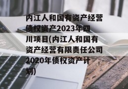 内江人和国有资产经营债权资产2023年四川项目(内江人和国有资产经营有限责任公司2020年债权资产计划)