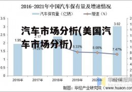 汽车市场分析(美国汽车市场分析)