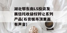 湖北鄂东南LS投资发展信托收益权转让系列产品(石膏板吊顶里面有声音)