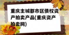 重庆主城都市区债权资产拍卖产品(重庆资产拍卖网)