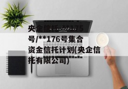 央企信托-**175号/**176号集合资金信托计划(央企信托有限公司)