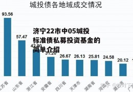 济宁22市中05城投标准债私募投资基金的简单介绍