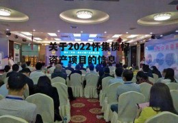 关于2022怀集债权资产项目的信息