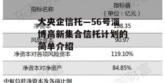 大央企信托—56号淄博高新集合信托计划的简单介绍