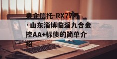 央企信托-RX77号·山东淄博临淄九合金控AA+标债的简单介绍