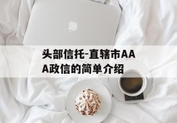 头部信托-直辖市AAA政信的简单介绍