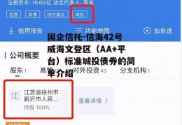 国企信托-信海42号威海文登区（AA+平台）标准城投债券的简单介绍