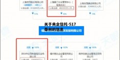 关于央企信托-517泰州的信息