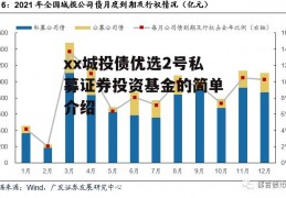 xx城投债优选2号私募证券投资基金的简单介绍