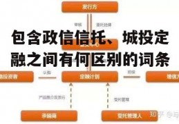 包含政信信托、城投定融之间有何区别的词条