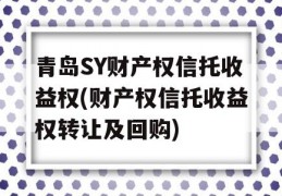 青岛SY财产权信托收益权(财产权信托收益权转让及回购)