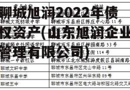 聊城旭润2022年债权资产(山东旭润企业管理有限公司)