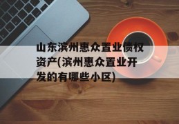 山东滨州惠众置业债权资产(滨州惠众置业开发的有哪些小区)