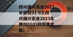 四川国兴实业2023年债权01-03(四川国兴实业2023年债权0103政府债定融)