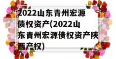 2022山东青州宏源债权资产(2022山东青州宏源债权资产陕西产权)