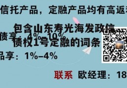 包含山东寿光海发政信债权1号定融的词条