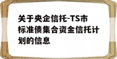 关于央企信托-TS市标准债集合资金信托计划的信息