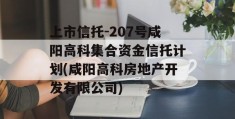 上市信托-207号咸阳高科集合资金信托计划(咸阳高科房地产开发有限公司)