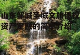 山东邹城圣城文旅债权资产定融的简单介绍