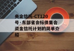 央企信托-CT120号·东部省会标债集合资金信托计划的简单介绍