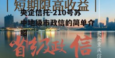 央企信托-210号苏中地级市政信的简单介绍