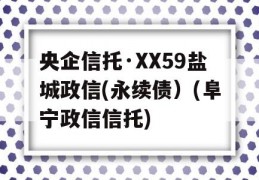 央企信托·XX59盐城政信(永续债）(阜宁政信信托)