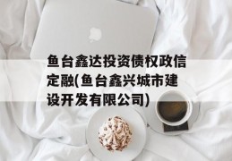 鱼台鑫达投资债权政信定融(鱼台鑫兴城市建设开发有限公司)