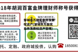 邹城市万融实业开发债权资产(邹城市万融实业开发债权资产管理)