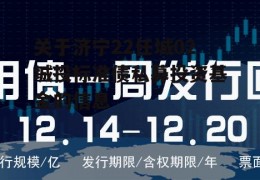 关于济宁22任城02城投标准债私募投资基金的信息