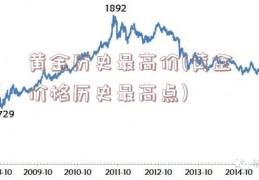 黄金历史最高价(黄金价格历史最高点)