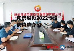 阳信城投2022债权的简单介绍