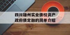 四川雄州实业债权资产政府债定融的简单介绍