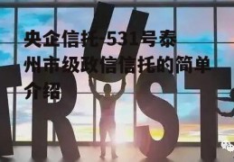 央企信托-531号泰州市级政信信托的简单介绍