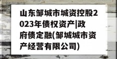 山东邹城市城资控股2023年债权资产|政府债定融(邹城城市资产经营有限公司)