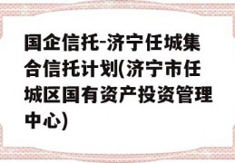 国企信托-济宁任城集合信托计划(济宁市任城区国有资产投资管理中心)