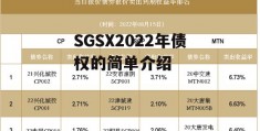 SGSX2022年债权的简单介绍