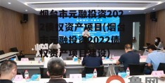 烟台市元融投资2022债权资产项目(烟台市元融投资2022债权资产项目建设)