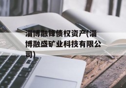 淄博融锋债权资产(淄博融盛矿业科技有限公司)