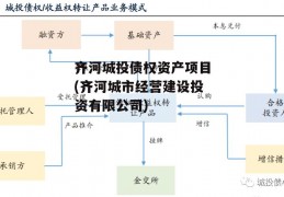 齐河城投债权资产项目(齐河城市经营建设投资有限公司)