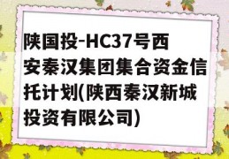 陕国投-HC37号西安秦汉集团集合资金信托计划(陕西秦汉新城投资有限公司)