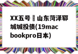 XX五号•山东菏泽郓城城投债(19macbookpro日本)