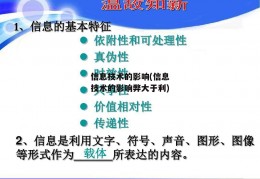 信息技术的影响(信息技术的影响弊大于利)