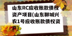 山东RC应收账款债权资产项目(山东聊城兴农1号应收账款债权资产)