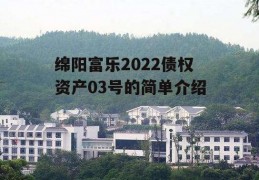 绵阳富乐2022债权资产03号的简单介绍